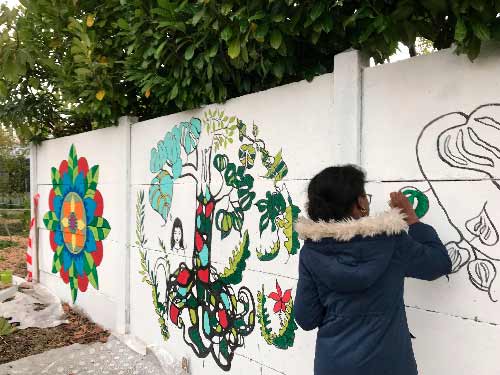 Programmes éducatifs Florence Billet Paris Colombie Arbre Fresque